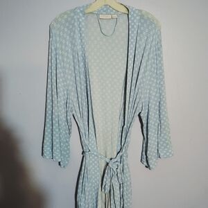 Baby Blue Super Soft Lingerie Bath Robe